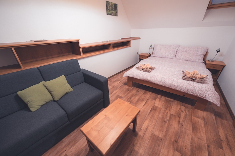 Penzion Horský statek - apartmán č. 5 - ložnice