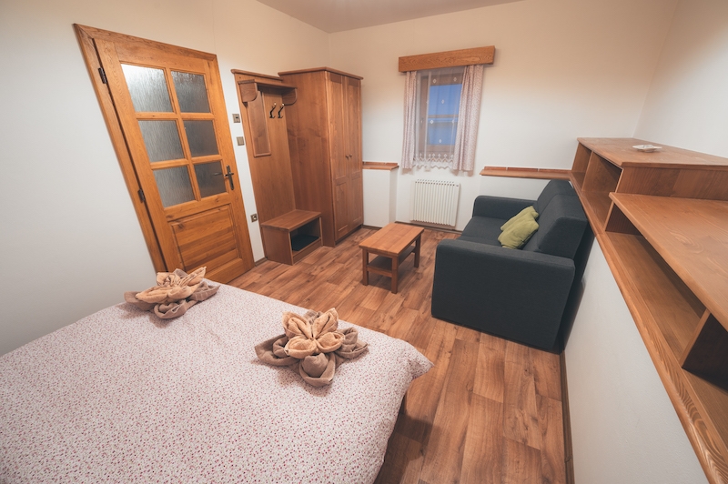 Penzion Horský statek - apartmán č. 5 - ložnice